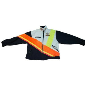 Vintage 90s Team Menard Glidden Indycar Racing Team Jacket Windbreaker Large